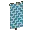 Invicon Light Blue Field Masoned Banner.png: Inventory sprite for Light Blue Field Masoned Banner in Minecraft as shown in-game linking to Banner with description: Banner Light Blue Field Masoned