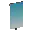 Invicon Light Blue Gradient Banner.png: Inventory sprite for Light Blue Gradient Banner in Minecraft as shown in-game linking to Banner with description: Banner Light Blue Gradient