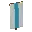 Invicon Light Blue Pale Banner.png: Inventory sprite for Light Blue Pale Banner in Minecraft as shown in-game linking to Banner with description: Banner Light Blue Pale
