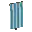Invicon Light Blue Paly Banner.png: Inventory sprite for Light Blue Paly Banner in Minecraft as shown in-game linking to Banner with description: Banner Light Blue Paly
