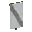 Invicon Light Gray Bend Banner.png: Inventory sprite for Light Gray Bend Banner in Minecraft as shown in-game linking to Banner with description: Banner Light Gray Bend