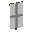 Invicon Light Gray Cross Banner.png: Inventory sprite for Light Gray Cross Banner in Minecraft as shown in-game linking to Banner with description: Banner Light Gray Cross