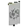 Invicon Light Gray Globe Banner.png: Inventory sprite for Light Gray Globe Banner in Minecraft as shown in-game linking to Banner with description: Banner Light Gray Globe