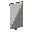 Invicon Light Gray Per Bend Sinister Inverted Banner.png: Inventory sprite for Light Gray Per Bend Sinister Inverted Banner in Minecraft as shown in-game linking to Banner with description: Banner Light Gray Per Bend Sinister Inverted