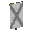 Invicon Light Gray Saltire Banner.png: Inventory sprite for Light Gray Saltire Banner in Minecraft as shown in-game linking to Banner with description: Banner Light Gray Saltire