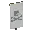 Invicon Light Gray Skull Charge Banner.png: Inventory sprite for Light Gray Skull Charge Banner in Minecraft as shown in-game linking to Banner with description: Banner Light Gray Skull Charge