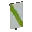 Invicon Lime Bend Banner.png: Inventory sprite for Lime Bend Banner in Minecraft as shown in-game linking to Banner with description: Banner Lime Bend