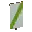 Invicon Lime Bend Sinister Banner.png: Inventory sprite for Lime Bend Sinister Banner in Minecraft as shown in-game linking to Banner with description: Banner Lime Bend Sinister