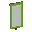Invicon Lime Bordure Banner.png: Inventory sprite for Lime Bordure Banner in Minecraft as shown in-game linking to Banner with description: Banner Lime Bordure