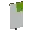 Invicon Lime Chief Sinister Canton Banner.png: Inventory sprite for Lime Chief Sinister Canton Banner in Minecraft as shown in-game linking to Banner with description: Banner Lime Chief Sinister Canton