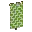 Invicon Lime Field Masoned Banner.png: Inventory sprite for Lime Field Masoned Banner in Minecraft as shown in-game linking to Banner with description: Banner Lime Field Masoned