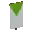 Invicon Lime Inverted Chevron Banner.png: Inventory sprite for Lime Inverted Chevron Banner in Minecraft as shown in-game linking to Banner with description: Banner Lime Inverted Chevron