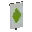 Invicon Lime Lozenge Banner.png: Inventory sprite for Lime Lozenge Banner in Minecraft as shown in-game linking to Banner with description: Banner Lime Lozenge