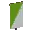 Invicon Lime Per Bend Sinister Banner.png: Inventory sprite for Lime Per Bend Sinister Banner in Minecraft as shown in-game linking to Banner with description: Banner Lime Per Bend Sinister