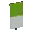 Invicon Lime Per Fess Banner.png: Inventory sprite for Lime Per Fess Banner in Minecraft as shown in-game linking to Banner with description: Banner Lime Per Fess
