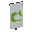 Invicon Lime Thing Banner.png: Inventory sprite for Lime Thing Banner in Minecraft as shown in-game linking to Banner with description: Banner Lime Thing