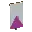 Invicon Magenta Chevron Banner.png: Inventory sprite for Magenta Chevron Banner in Minecraft as shown in-game linking to Banner with description: Banner Magenta Chevron