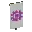 Invicon Magenta Flower Charge Banner.png: Inventory sprite for Magenta Flower Charge Banner in Minecraft as shown in-game linking to Banner with description: Banner Magenta Flower Charge