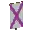 Invicon Magenta Saltire Banner.png: Inventory sprite for Magenta Saltire Banner in Minecraft as shown in-game linking to Banner with description: Banner Magenta Saltire
