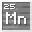Invicon Manganese.png: Inventory sprite for Manganese in Minecraft as shown in-game linking to Manganese with description: Manganese