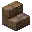 Invicon Mud Brick Stairs.png: Inventory sprite for Mud Brick Stairs in Minecraft as shown in-game linking to Mud Brick Stairs with description: Mud Brick Stairs