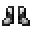 Invicon Netherite Trim Iron Boots.png: Inventory sprite for Netherite Trim Iron Boots in Minecraft as shown in-game linking to Netherite Trim Iron Boots with description: Iron Boots Upgrade: &nbsp;Armor Trim &nbsp;Netherite Material When on Feet: +2 Armor