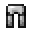 Invicon Netherite Trim Iron Leggings.png: Inventory sprite for Netherite Trim Iron Leggings in Minecraft as shown in-game linking to Netherite Trim Iron Leggings with description: Iron Leggings Upgrade: &nbsp;Armor Trim &nbsp;Netherite Material When on Legs: +5 Armor