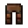 Invicon Netherite Trim Leather Pants.png: Inventory sprite for Netherite Trim Leather Pants in Minecraft as shown in-game linking to Netherite Trim Leather Pants with description: Leather Pants Upgrade: &nbsp;Armor Trim &nbsp;Netherite Material When on Legs: +2 Armor