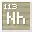 Invicon Nihonium.png: Inventory sprite for Nihonium in Minecraft as shown in-game linking to Nihonium with description: Nihonium