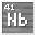 Invicon Niobium.png: Inventory sprite for Niobium in Minecraft as shown in-game linking to Niobium with description: Niobium
