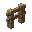 Invicon Oak Fence.png: Inventory sprite for Oak Fence in Minecraft as shown in-game linking to Oak Fence with description: Oak Fence