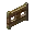 Invicon Oak Fence Gate.png: Inventory sprite for Oak Fence Gate in Minecraft as shown in-game linking to Oak Fence Gate with description: Oak Fence Gate