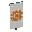 Invicon Orange Flower Charge Banner.png: Inventory sprite for Orange Flower Charge Banner in Minecraft as shown in-game linking to Banner with description: Banner Orange Flower Charge