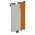 Invicon Orange Pale Sinister Banner.png: Inventory sprite for Orange Pale Sinister Banner in Minecraft as shown in-game linking to Banner with description: Banner Orange Pale Sinister