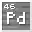 Invicon Palladium.png: Inventory sprite for Palladium in Minecraft as shown in-game linking to Palladium with description: Palladium