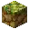 Invicon Peelgrass Block.png: Inventory sprite for Peelgrass Block in Minecraft as shown in-game linking to Peelgrass Block with description: Peelgrass Block