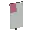 Invicon Pink Chief Dexter Canton Banner.png: Inventory sprite for Pink Chief Dexter Canton Banner in Minecraft as shown in-game linking to Banner with description: Banner Pink Chief Dexter Canton