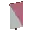 Invicon Pink Per Bend Banner.png: Inventory sprite for Pink Per Bend Banner in Minecraft as shown in-game linking to Banner with description: Banner Pink Per Bend