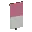 Invicon Pink Per Fess Banner.png: Inventory sprite for Pink Per Fess Banner in Minecraft as shown in-game linking to Banner with description: Banner Pink Per Fess