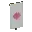 Invicon Pink Roundel Banner.png: Inventory sprite for Pink Roundel Banner in Minecraft as shown in-game linking to Banner with description: Banner Pink Roundel