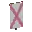 Invicon Pink Saltire Banner.png: Inventory sprite for Pink Saltire Banner in Minecraft as shown in-game linking to Banner with description: Banner Pink Saltire