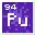 Invicon Plutonium.png: Inventory sprite for Plutonium in Minecraft as shown in-game linking to Plutonium with description: Plutonium