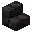 Invicon Polished Blackstone Brick Stairs.png: Inventory sprite for Polished Blackstone Brick Stairs in Minecraft as shown in-game linking to Polished Blackstone Brick Stairs with description: Polished Blackstone Brick Stairs