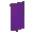 Invicon Purple Banner.png: Inventory sprite for Purple Banner in Minecraft as shown in-game linking to Purple Banner with description: Purple Banner