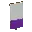 Invicon Purple Base Banner.png: Inventory sprite for Purple Base Banner in Minecraft as shown in-game linking to Banner with description: Banner Purple Base