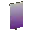 Invicon Purple Base Gradient Banner.png: Inventory sprite for Purple Base Gradient Banner in Minecraft as shown in-game linking to Banner with description: Banner Purple Base Gradient