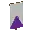 Invicon Purple Chevron Banner.png: Inventory sprite for Purple Chevron Banner in Minecraft as shown in-game linking to Banner with description: Banner Purple Chevron