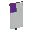 Invicon Purple Chief Dexter Canton Banner.png: Inventory sprite for Purple Chief Dexter Canton Banner in Minecraft as shown in-game linking to Banner with description: Banner Purple Chief Dexter Canton