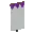Invicon Purple Chief Indented Banner.png: Inventory sprite for Purple Chief Indented Banner in Minecraft as shown in-game linking to Banner with description: Banner Purple Chief Indented