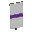 Invicon Purple Fess Banner.png: Inventory sprite for Purple Fess Banner in Minecraft as shown in-game linking to Banner with description: Banner Purple Fess